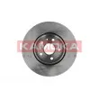 Jeu de 2 disques de frein arrière KAMOKA 103127 - Visuel 2