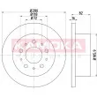Jeu de 2 disques de frein arrière KAMOKA 103131 - Visuel 1