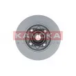 Jeu de 2 disques de frein arrière KAMOKA 103136 - Visuel 2