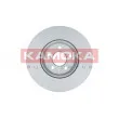 Jeu de 2 disques de frein avant KAMOKA 103137 - Visuel 2