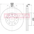 Jeu de 2 disques de frein avant KAMOKA 103139 - Visuel 1