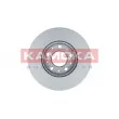 Jeu de 2 disques de frein avant KAMOKA 103139 - Visuel 3