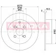 Jeu de 2 disques de frein arrière KAMOKA 103149 - Visuel 1