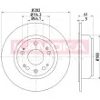 Jeu de 2 disques de frein arrière KAMOKA 103153 - Visuel 1