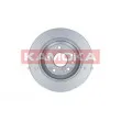 Jeu de 2 disques de frein arrière KAMOKA 103153 - Visuel 3