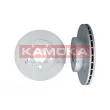 Jeu de 2 disques de frein avant KAMOKA 1031536 - Visuel 1