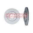 Jeu de 2 disques de frein avant KAMOKA 1031624 - Visuel 1