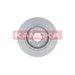 Jeu de 2 disques de frein arrière KAMOKA 103163 - Visuel 3