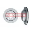 Jeu de 2 disques de frein arrière KAMOKA 1031662 - Visuel 1