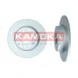Jeu de 2 disques de frein arrière KAMOKA 103171 - Visuel 2