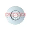 Jeu de 2 disques de frein arrière KAMOKA 103171 - Visuel 3