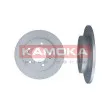 Jeu de 2 disques de frein arrière KAMOKA 103172 - Visuel 2