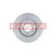Jeu de 2 disques de frein arrière KAMOKA 103172 - Visuel 3