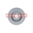 Jeu de 2 disques de frein arrière KAMOKA 103176 - Visuel 3