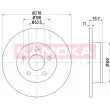 Jeu de 2 disques de frein arrière KAMOKA 103177 - Visuel 1
