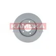 Jeu de 2 disques de frein arrière KAMOKA 103179 - Visuel 3