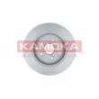 Jeu de 2 disques de frein arrière KAMOKA 103181 - Visuel 3