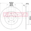 Jeu de 2 disques de frein arrière KAMOKA 103183 - Visuel 1