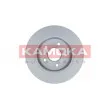 Jeu de 2 disques de frein arrière KAMOKA 103183 - Visuel 3