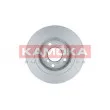 Jeu de 2 disques de frein arrière KAMOKA 103185 - Visuel 3