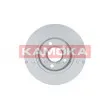 Jeu de 2 disques de frein arrière KAMOKA 1032024 - Visuel 2