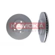 Jeu de 2 disques de frein avant KAMOKA 1032028 - Visuel 1