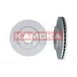 Jeu de 2 disques de frein avant KAMOKA 1032144 - Visuel 1