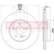 Jeu de 2 disques de frein arrière KAMOKA 103218 - Visuel 1