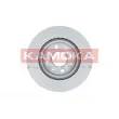 Jeu de 2 disques de frein avant KAMOKA 1032192 - Visuel 2