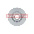 Jeu de 2 disques de frein avant KAMOKA 103221 - Visuel 3