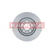 Jeu de 2 disques de frein arrière KAMOKA 103229 - Visuel 3