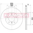 Jeu de 2 disques de frein avant KAMOKA 103231 - Visuel 1