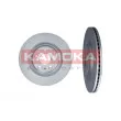 Jeu de 2 disques de frein arrière KAMOKA 103238 - Visuel 2