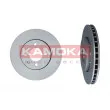Jeu de 2 disques de frein avant KAMOKA 103241 - Visuel 2