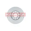 Jeu de 2 disques de frein arrière KAMOKA 1032448 - Visuel 2