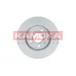 Jeu de 2 disques de frein arrière KAMOKA 1032452 - Visuel 2