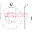 Jeu de 2 disques de frein avant KAMOKA 1032458 - Visuel 1