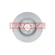 Jeu de 2 disques de frein arrière KAMOKA 1032520 - Visuel 2