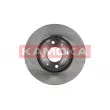Jeu de 2 disques de frein avant KAMOKA 1032536 - Visuel 2