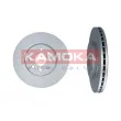 Jeu de 2 disques de frein avant KAMOKA 103254 - Visuel 2
