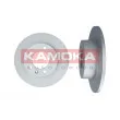Jeu de 2 disques de frein arrière KAMOKA 1032544 - Visuel 1