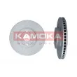 Jeu de 2 disques de frein avant KAMOKA 103255 - Visuel 2