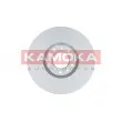 Jeu de 2 disques de frein arrière KAMOKA 1032550 - Visuel 2