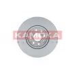 Jeu de 2 disques de frein avant KAMOKA 103258 - Visuel 3
