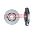 Jeu de 2 disques de frein avant KAMOKA 103261 - Visuel 2