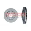 Jeu de 2 disques de frein avant KAMOKA 103262 - Visuel 2