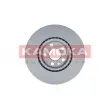 Jeu de 2 disques de frein avant KAMOKA 103268 - Visuel 3