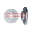 Jeu de 2 disques de frein avant KAMOKA 103271 - Visuel 2