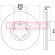 Jeu de 2 disques de frein avant KAMOKA 103273 - Visuel 1
