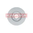 Jeu de 2 disques de frein arrière KAMOKA 1032766 - Visuel 2